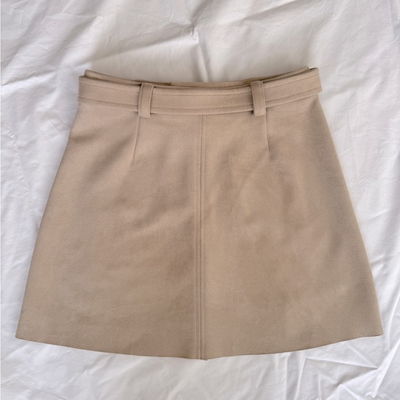 ZARA Suede Mini Skirt - Picture 7 of 12